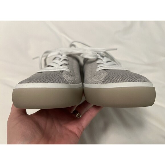 NWOB Rothy’s The Lace Up Sneaker in Storm Grey Women’s Size 10 - Picture 5 of 11